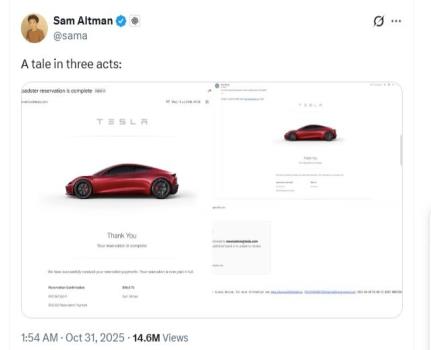 کنایه های ماسک و آلتمن بر سر لغو پیش سفارش روداستار