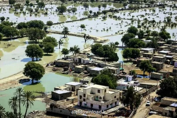 پایش سیلاب های جنوب کشور با تصاویر ماهواره ای